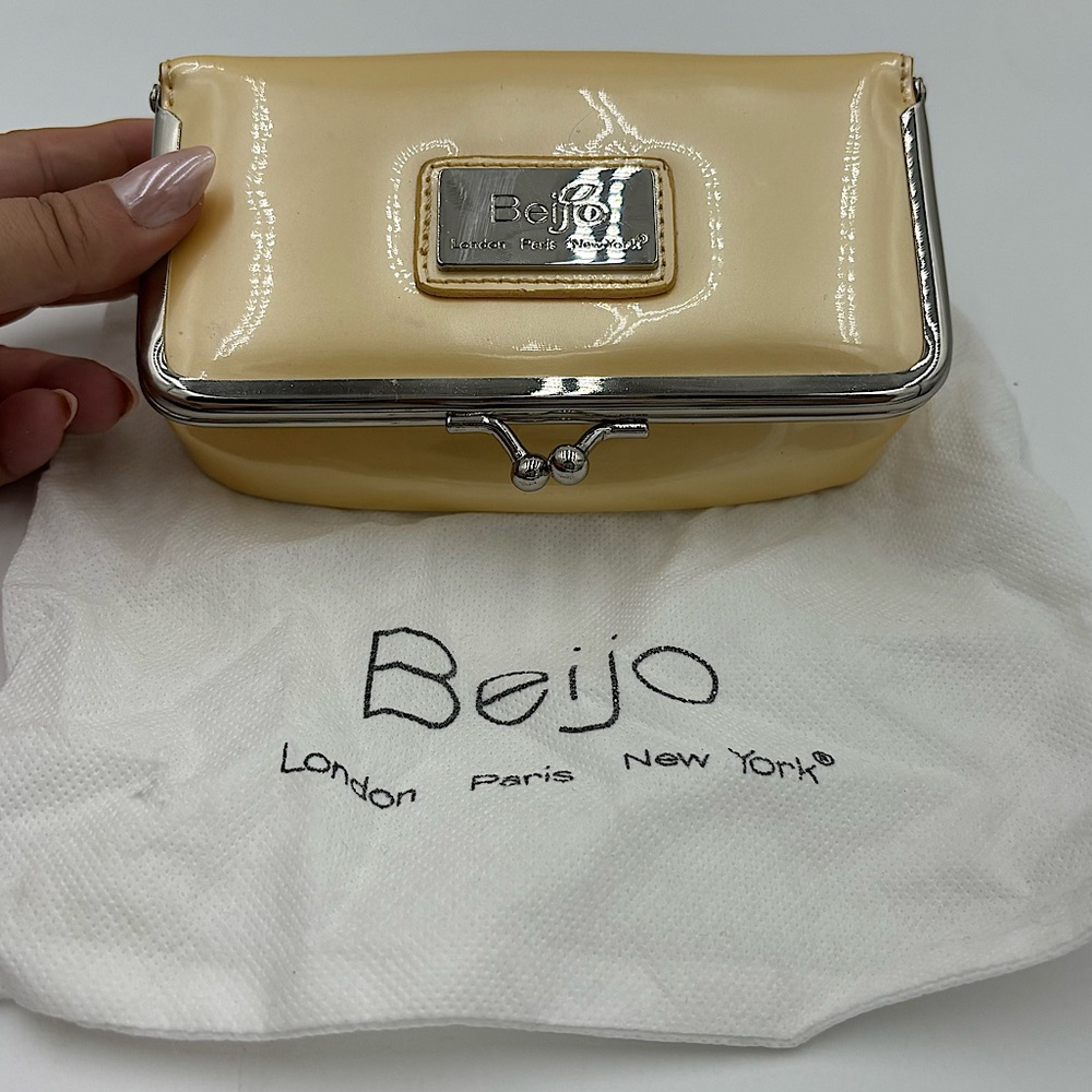 BEIJO Vintage Kiss-Lock MakeupCase with Dustbag